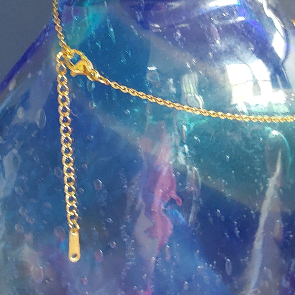 ANKLE GOLD LOVE LETTERS BRACELET - Picture 4 of 4